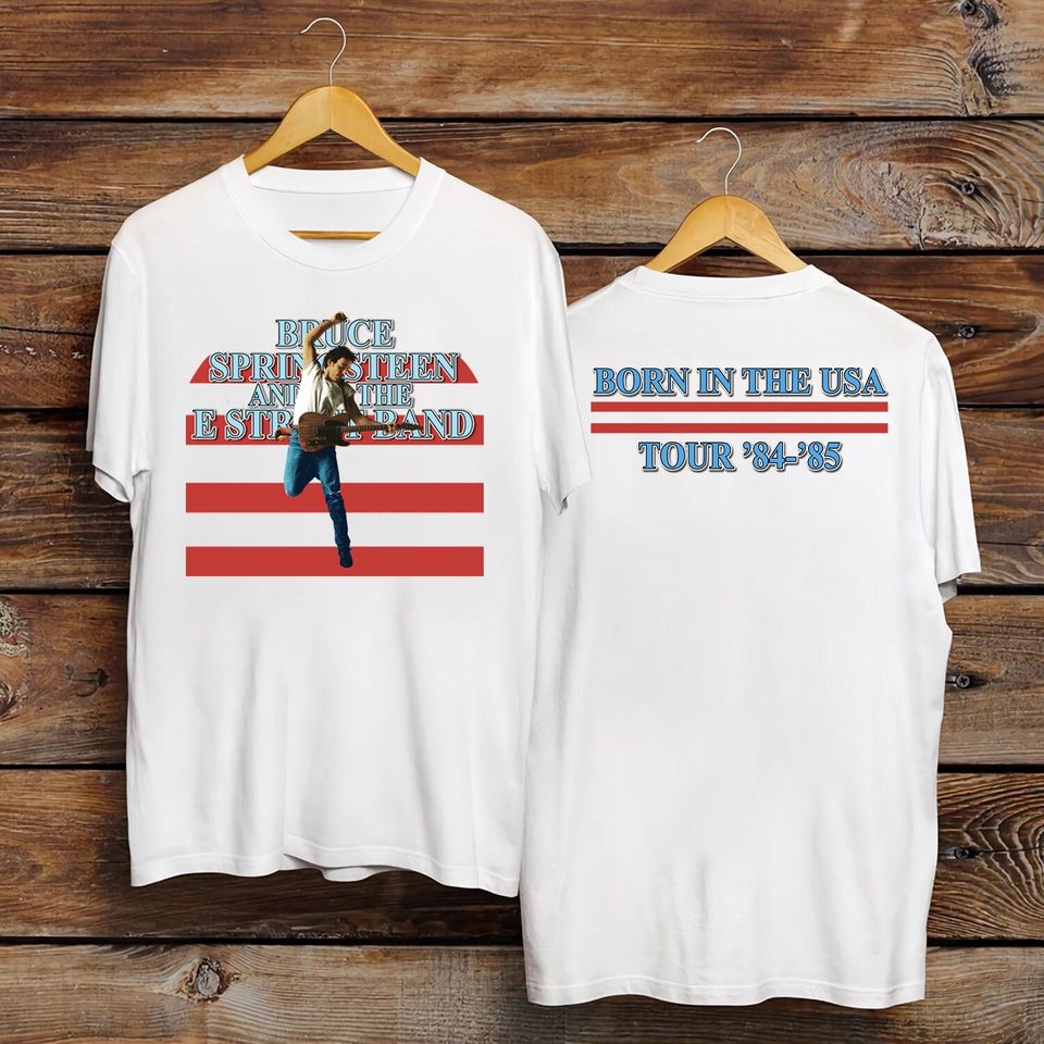 Bruce-Springsteen and E Street Band Born in USA Tour 84-85 T-Shirt