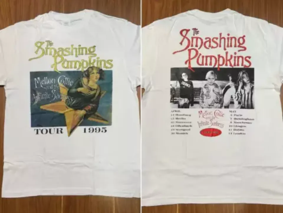 Smashing Pumpkins Tour 1995 Music T-Shirt Unisex Gift For Fans