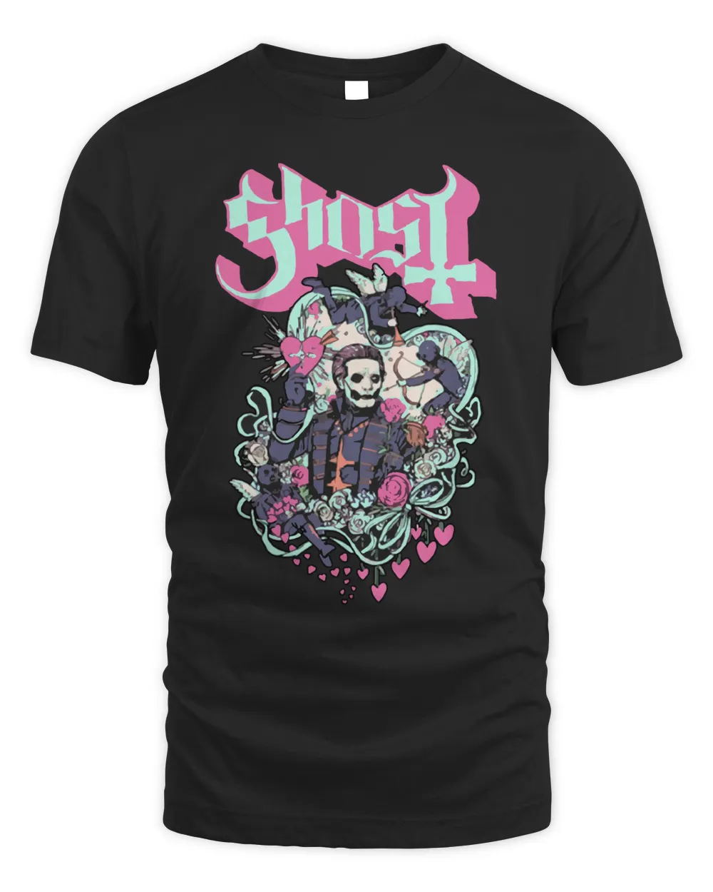 Ghost Band Merch Valentines Card Shirt, Premium Shirt
