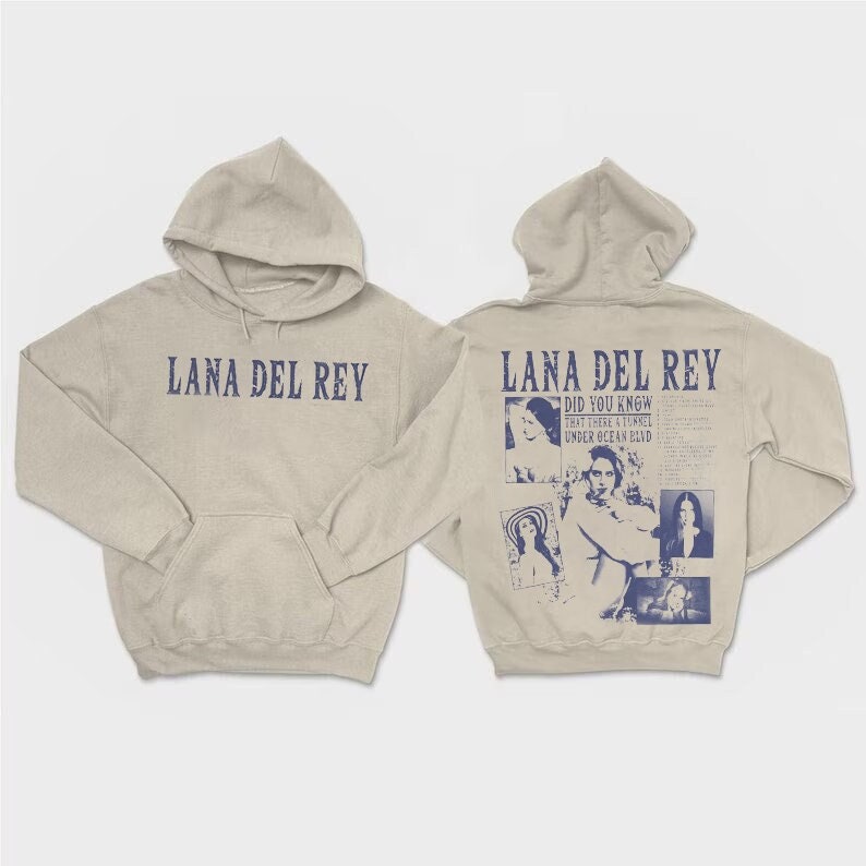 Lana Del Rey 2 Sides Hoodie, Vintage Lana Del Rey Merch, Oversized Shirt Lana Del Rey