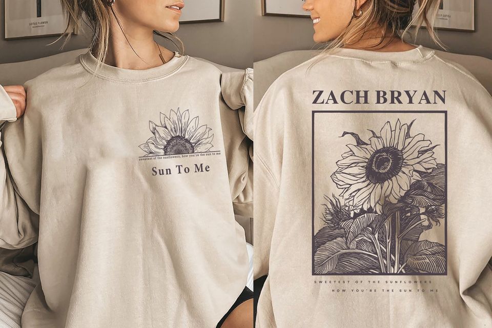 Sun To Me Sweatshirt -Vintage Zach Bryan Shirt -Zach Bryan Shirt- Country Music Shirt