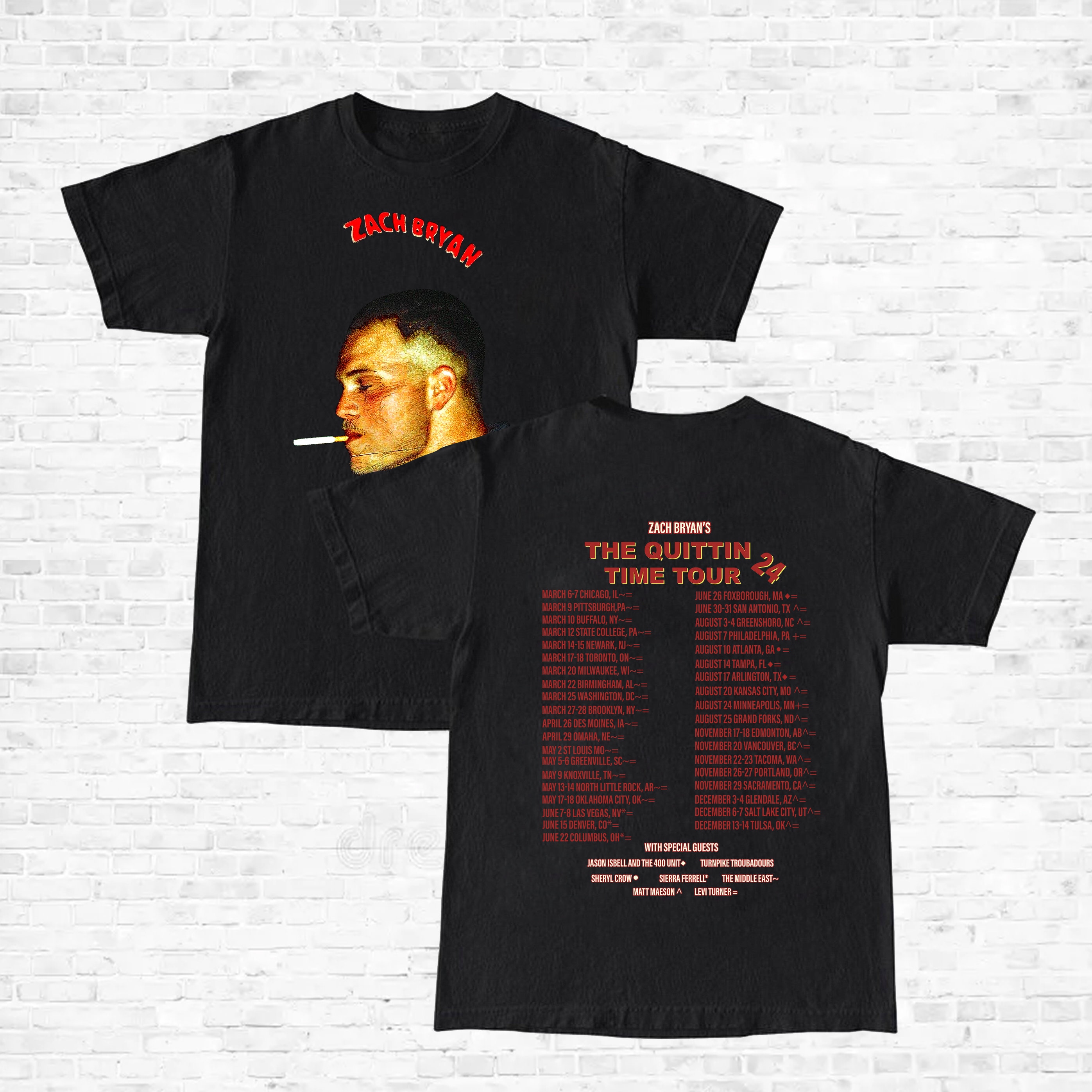 Zach Bbryan Shirt | Zach Bryan The Quittin Time Tour 2024 Shirt | Zach Bryan Merch